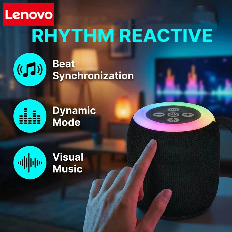 Google Speaker Nest Audio - Mini-enceinte Bluetooth portable Lenovo avec cordon,