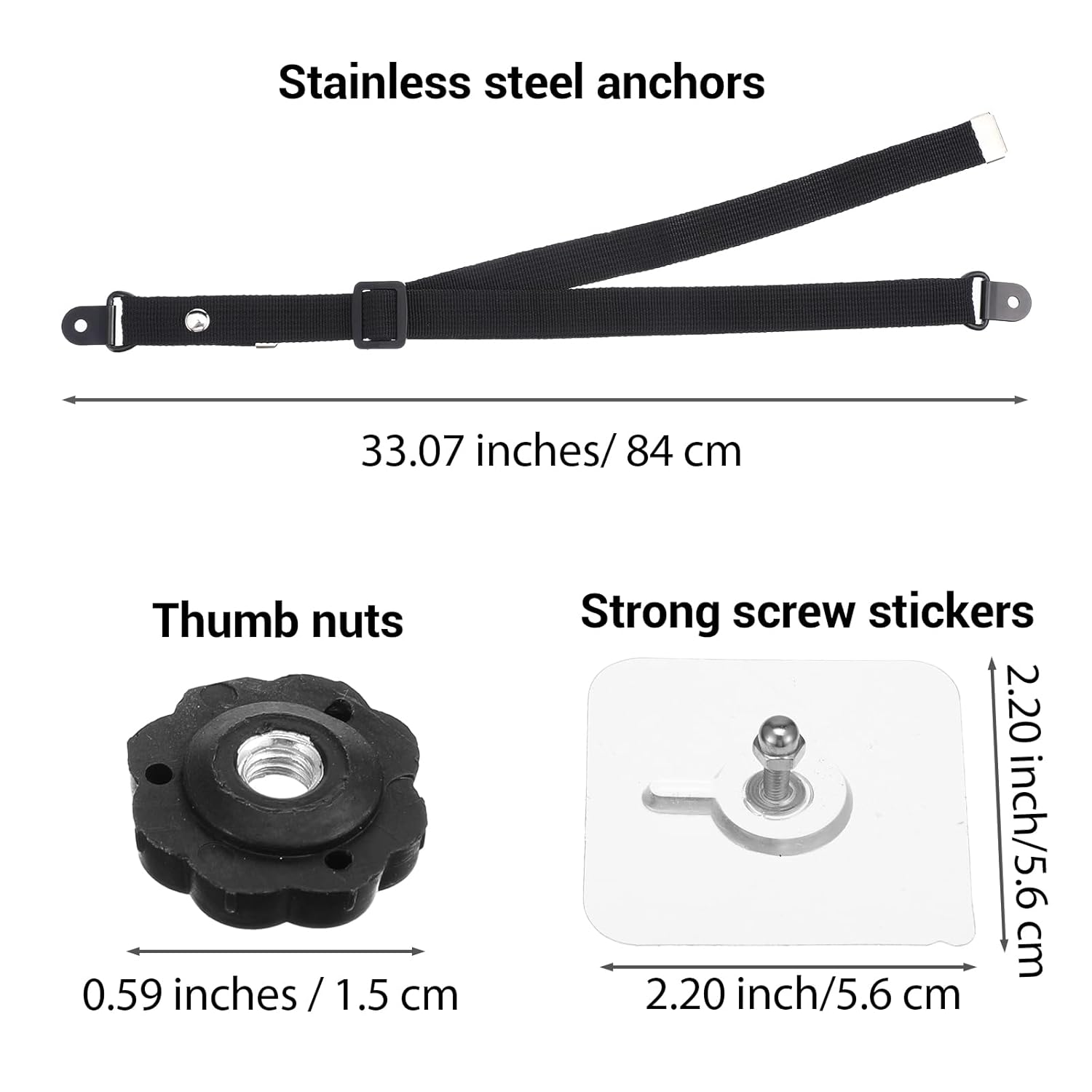 Sangles de sécurité TV réglabl - Earthquake Anchor Strap avis et prix