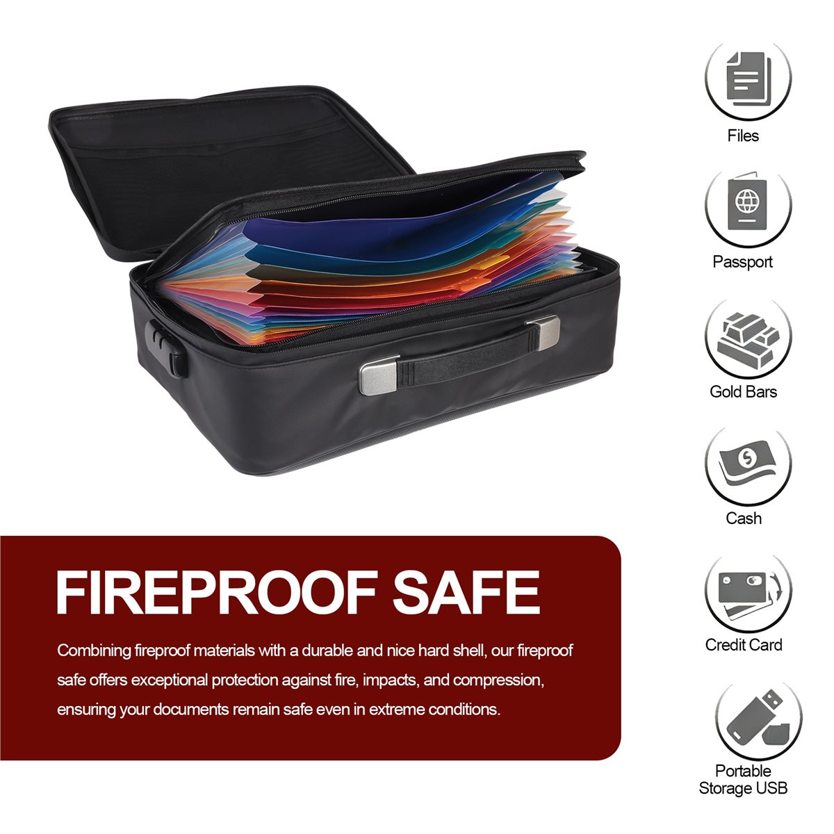 Boîte à documents ignifuge 828 - Fire Safe Document avis et prix