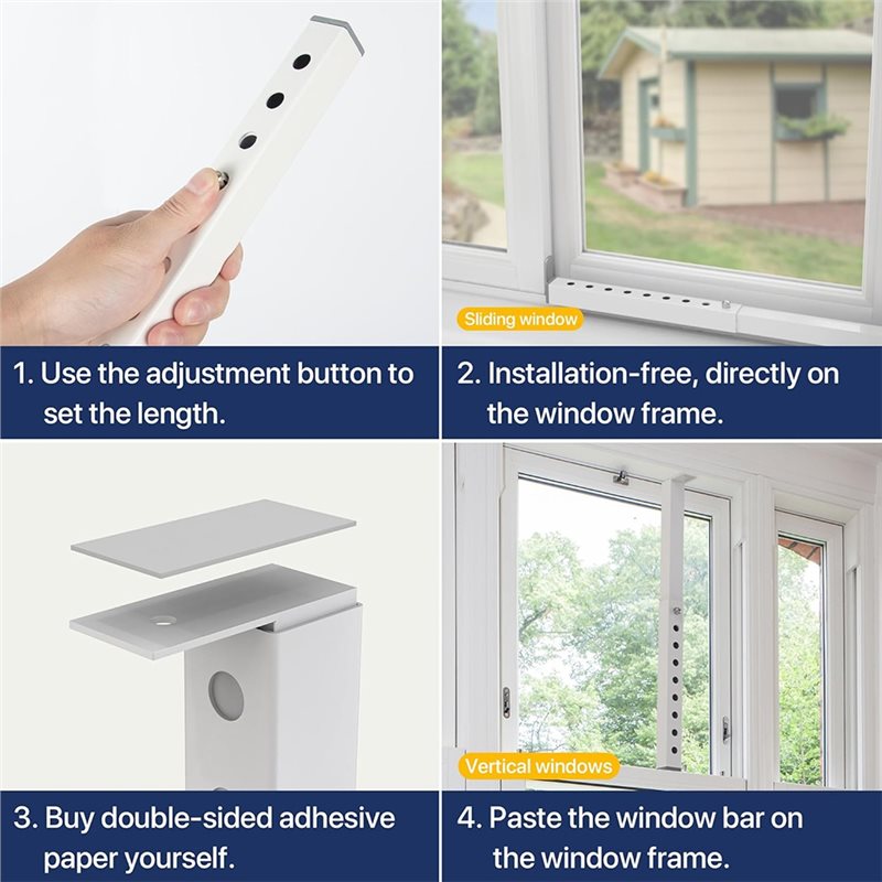 Barres de sécurité réglables p - Window Lock Bar avis et prix
