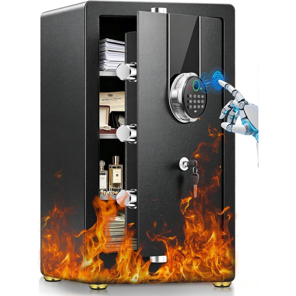 Grand coffre-fort biométrique  - Fire Safe Document avis et prix