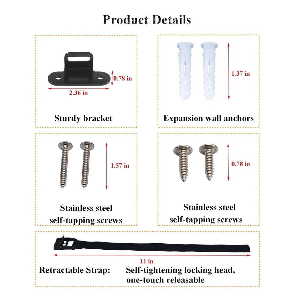 Ancrages de meubles anti-secou - Earthquake Anchor Strap avis et prix