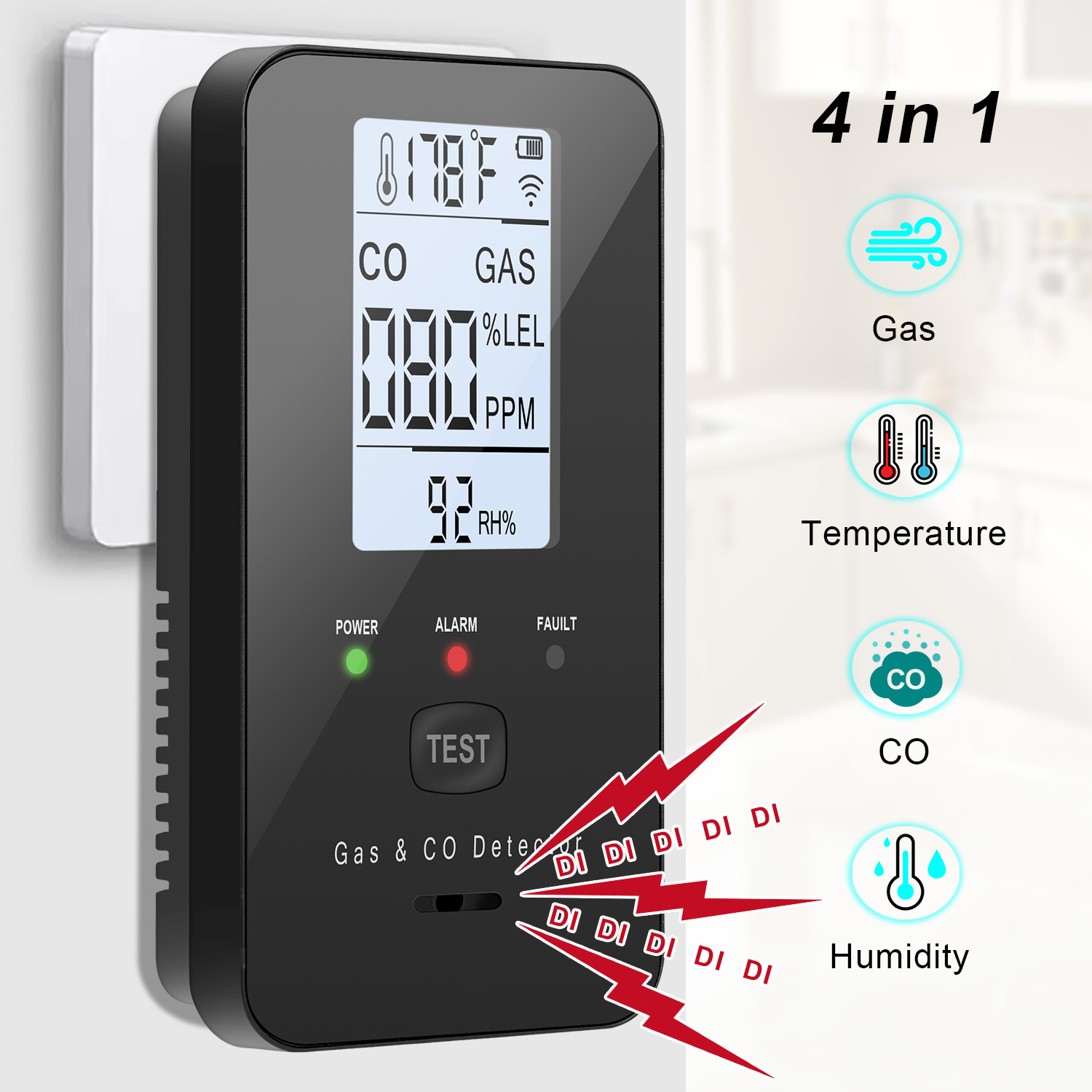 Détecteur de gaz naturel et de - Co Detector Plug avis et prix